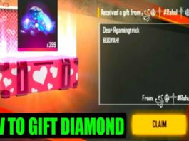 How to gift diamonds in free fire