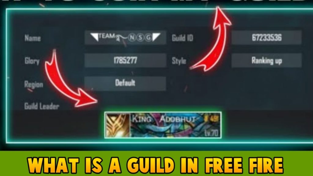 What is a Guild in free fire