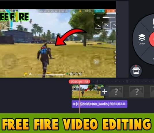 free fire video editing apps