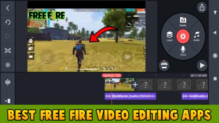 free fire video editing apps