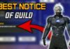 notice for free fire guild