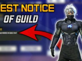 notice for free fire guild