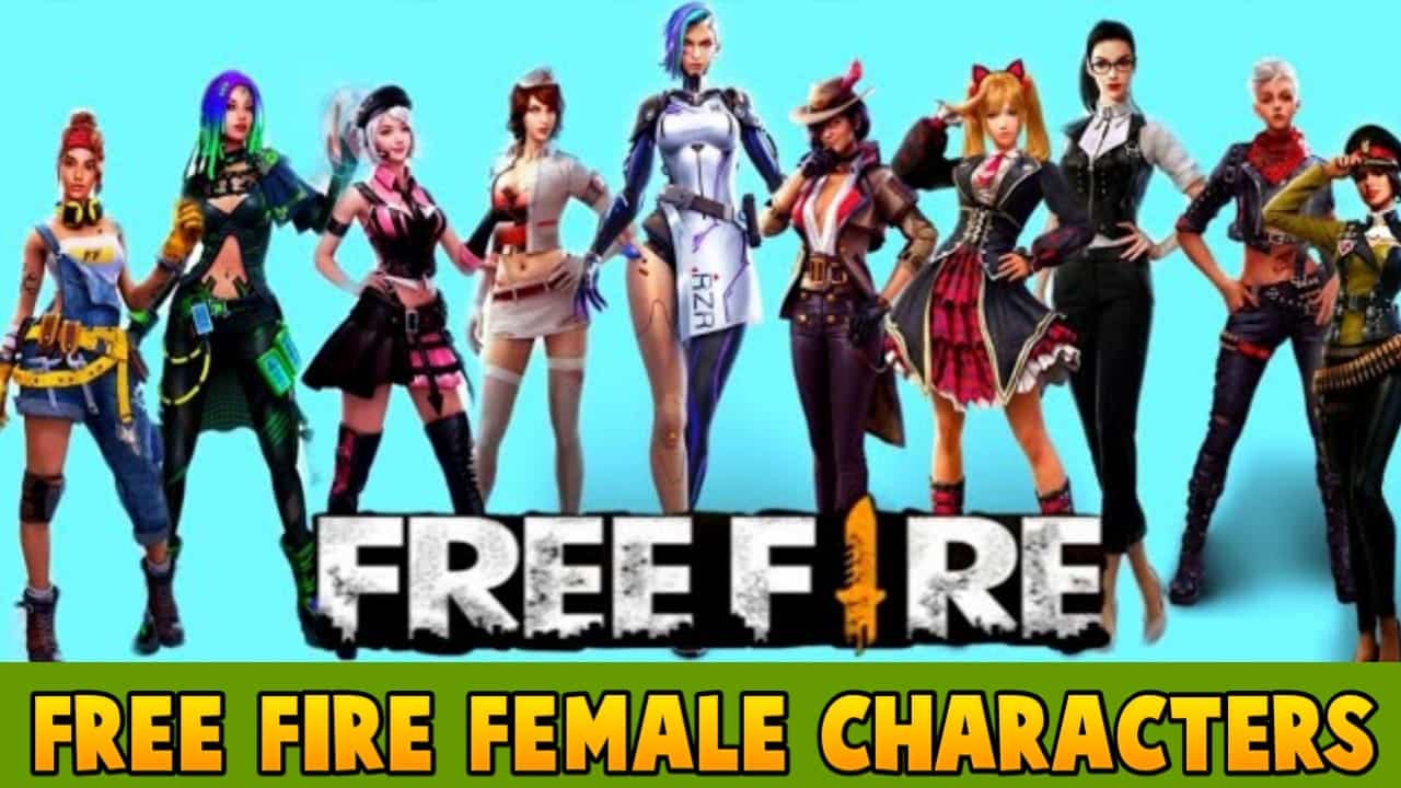 List Of All Best Free Fire Female Characters For Ranked Mode ...