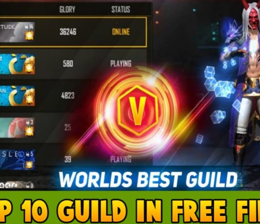 Top 10 Guild In Free Fire