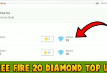 Best website for free fire 20 diamond top up