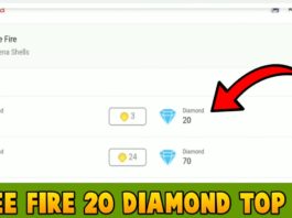 Best website for free fire 20 diamond top up