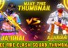free fire clash squad thumbnail