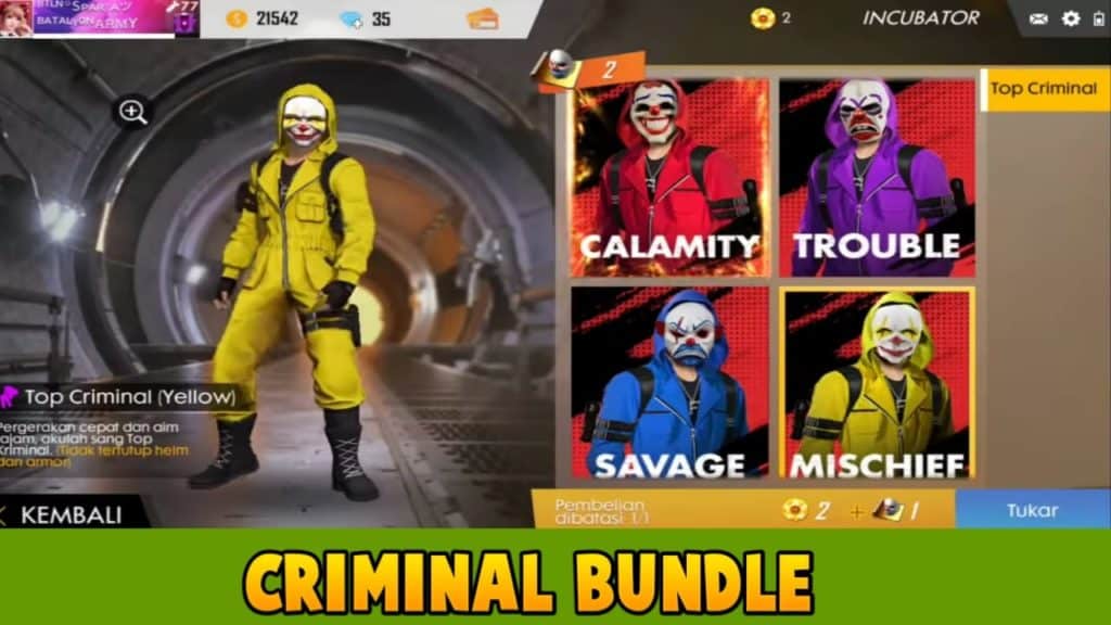 Criminal bundle