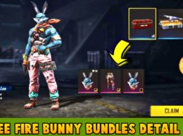 Free fire bunny bundle