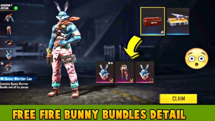Free fire bunny bundle
