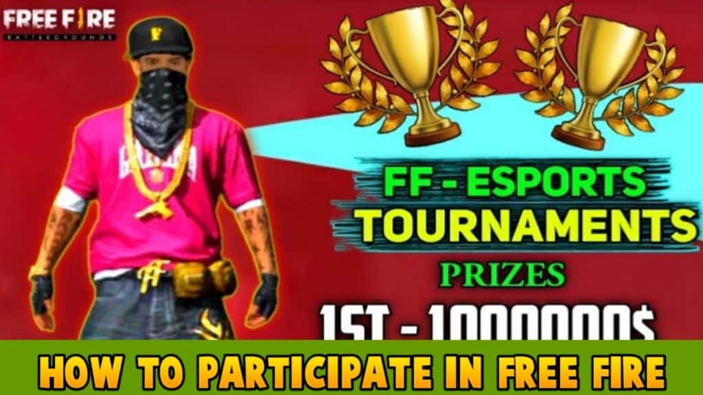 Steps to participate in free fire tournament