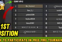 how to participate in free fire tournament