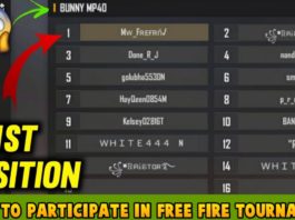 how to participate in free fire tournament
