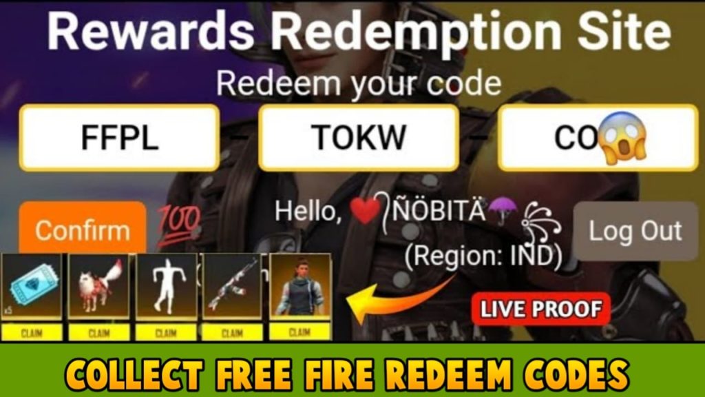 Collect Redeem Codes