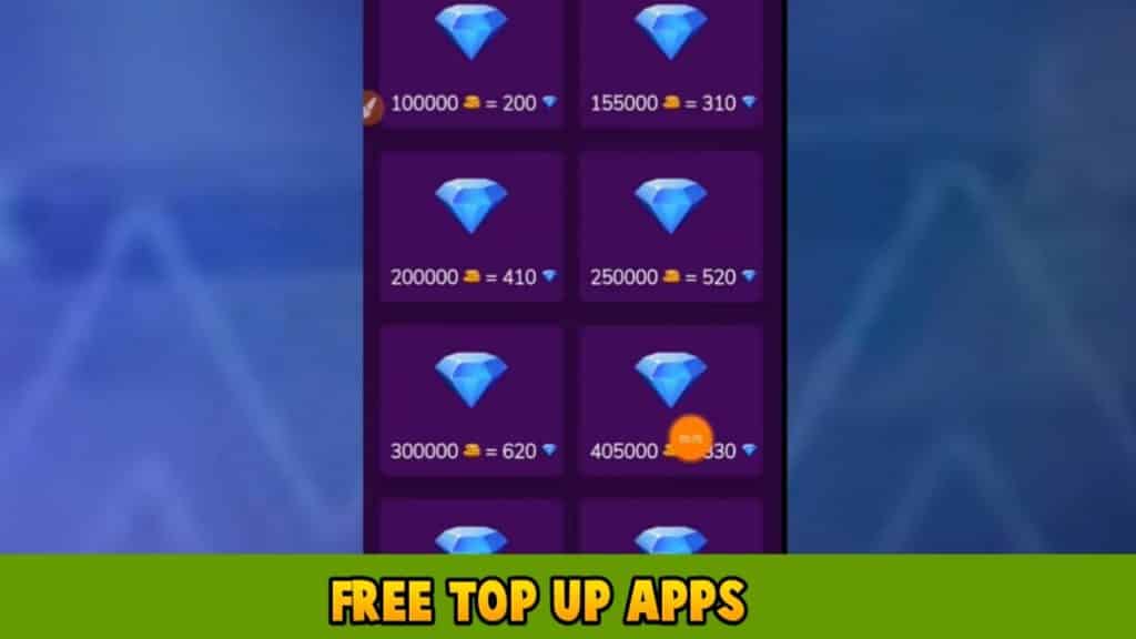 Free top up apps