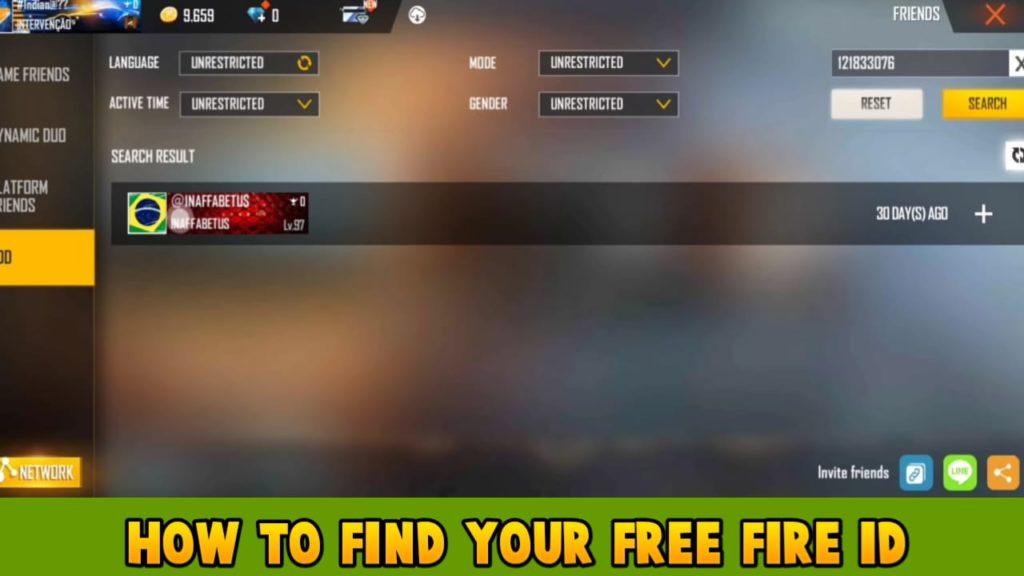 How To Find Your Free Fire ID
