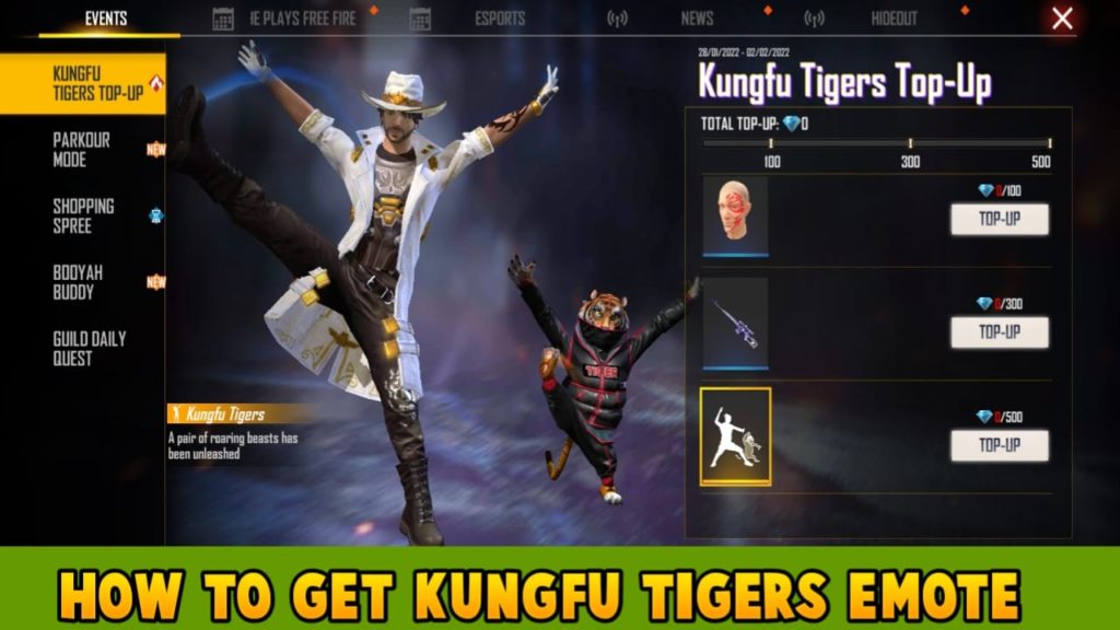 How to get Kungfu Tigers Emote 