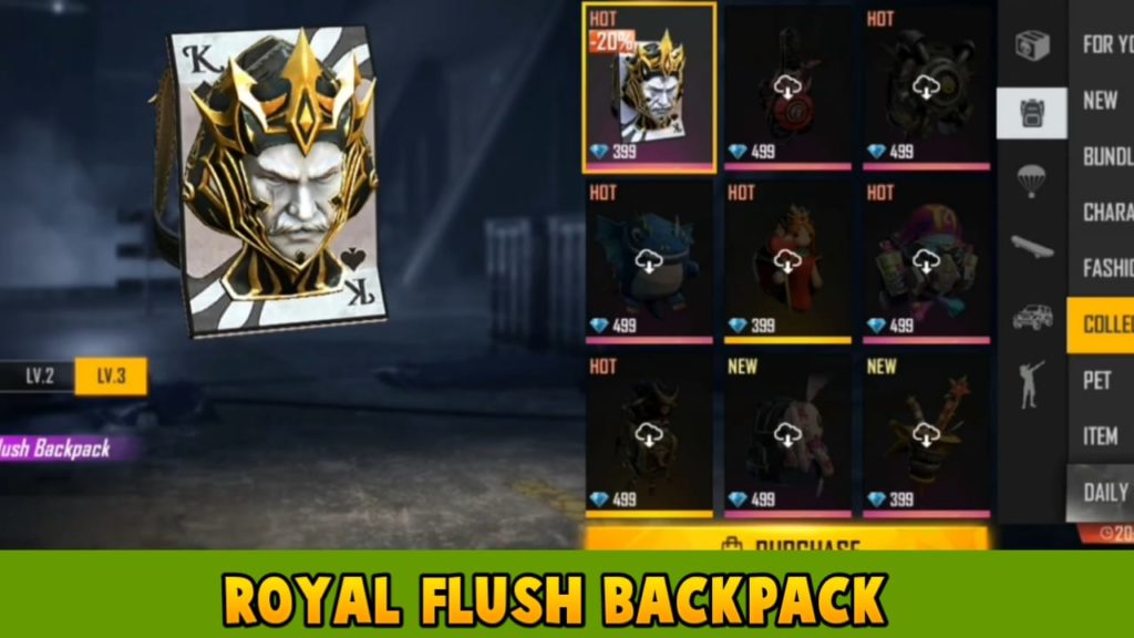 Royal Flush Backpack