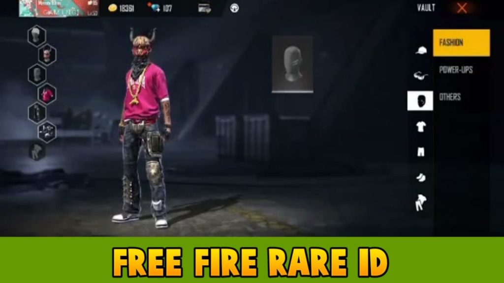 Free fire rare id 