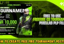 free fire tournament poster