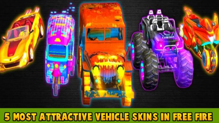 5 Most Attractive Vehicle Skins In Free Fire