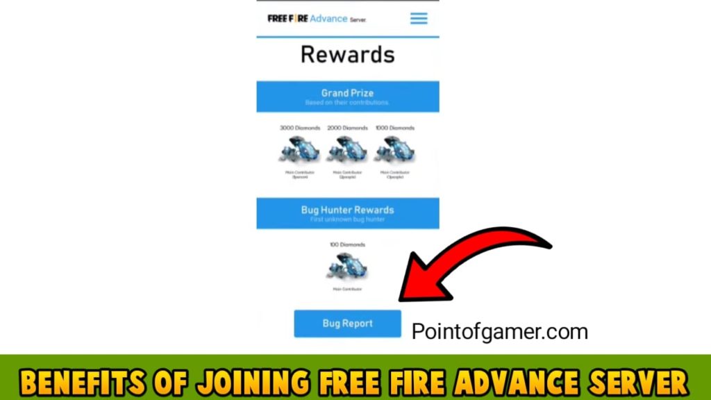 Benefits Of Joining Free Fire Advance Server