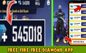 Free Fire Free Diamond App To Get Free Diamond