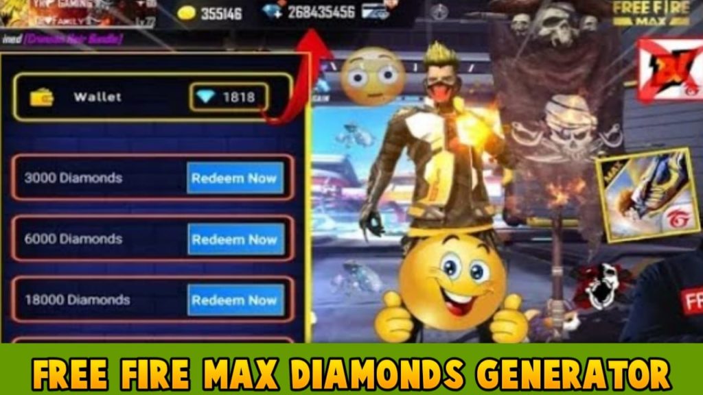 Free Fire Max Diamonds Generator