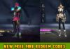Free Fire New Redeem Codes For Airburst Entranced Bundle, And Trash Goth Jeep Skin