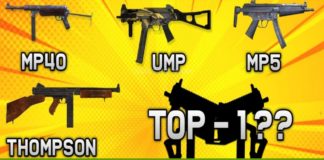 Full List Of All Best Submachine Guns In Free Fire
