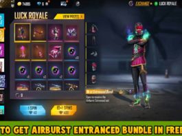 How To Get Airburst Entranced Bundle In Free Fire For Free