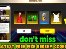 Latest Free Fire Redeem Codes For 15 February 2022
