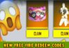 Latest Free Fire Redeem Codes For 4 February 2022