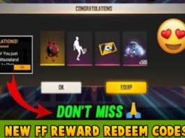 New Free Fire Redeem Codes For 17 February 2022