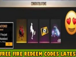 New Free Fire Redeem Codes For 18 February 2022