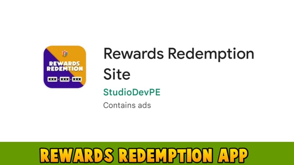  Rewards Redemption App