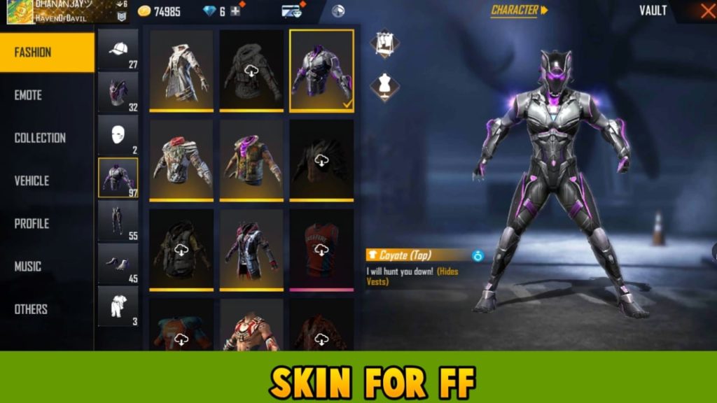 Skin For FF