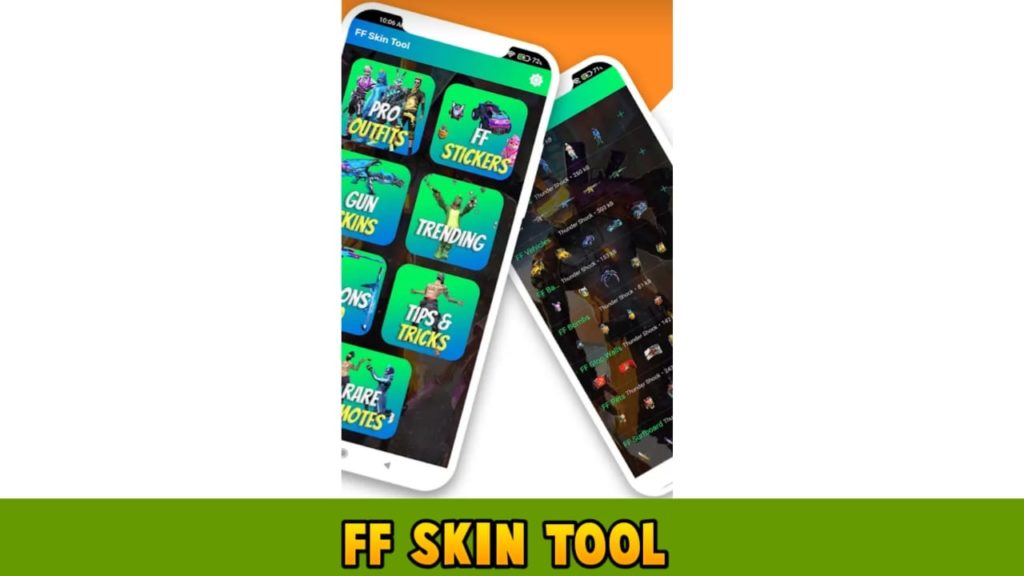FF Skin Tool Elite Pass Bundle and Skins app