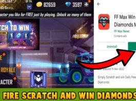 Latest Scratch And Win Free Fire Diamonds App 2022