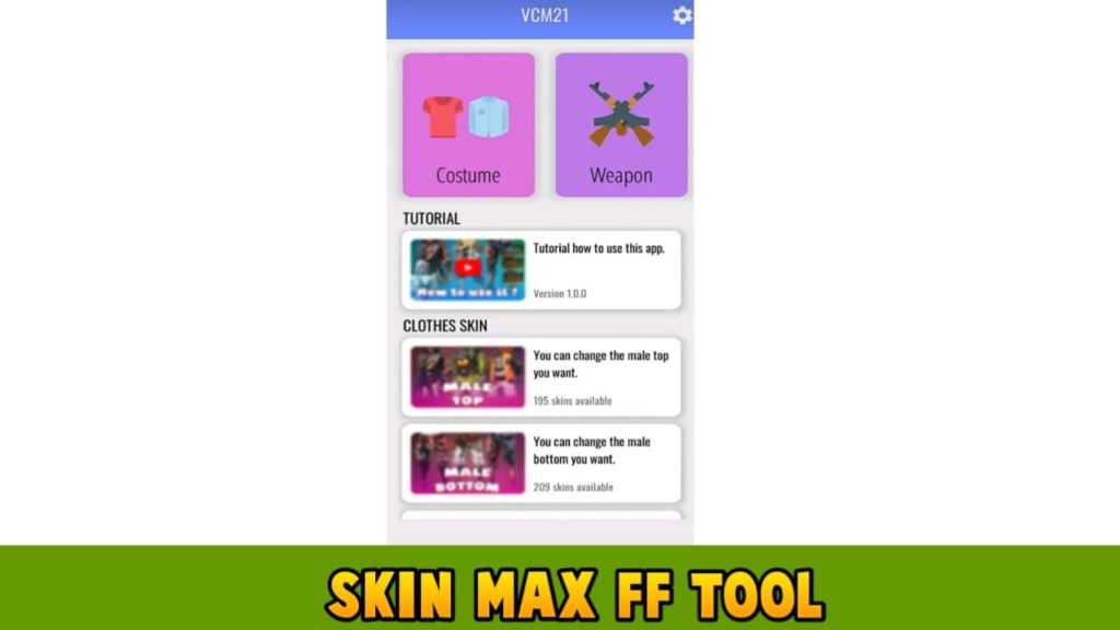 Skin max FF Tool