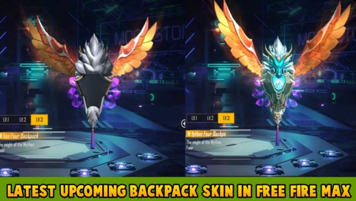 Upcoming Backpack Skin In Free Fire Max Mythos Four