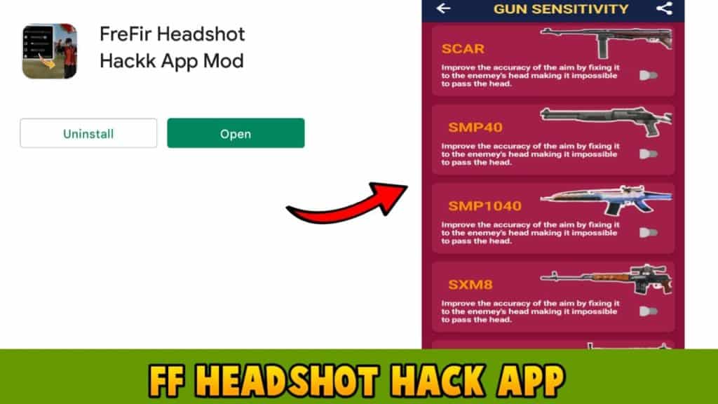FF Headshot Hack App Mod