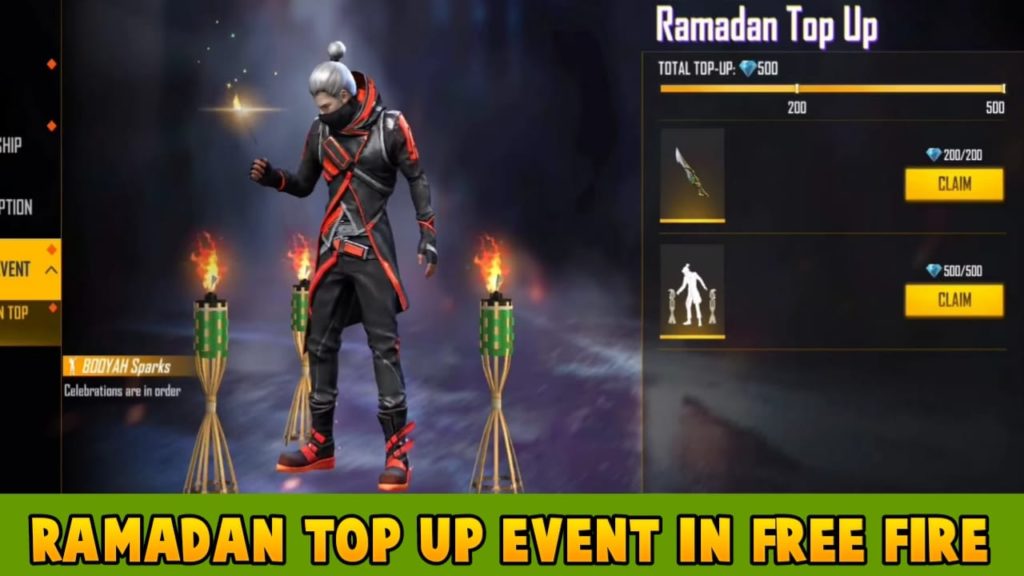New Ramadan Top Up Event In Free Fire
