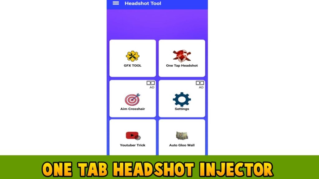 One Tap Headshot Injector For Free Fire