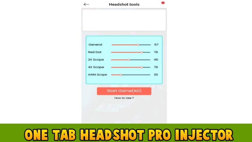 One Tap Headshot Pro Injector GFX Tool For Free Fire