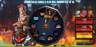 Upcoming Gloo Wall Skin In Free Fire Max Gloo Wall Burning Lily Most Attractive Gloo Wall Ever
