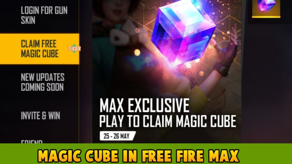 About Claim Free Magic Cube Event
