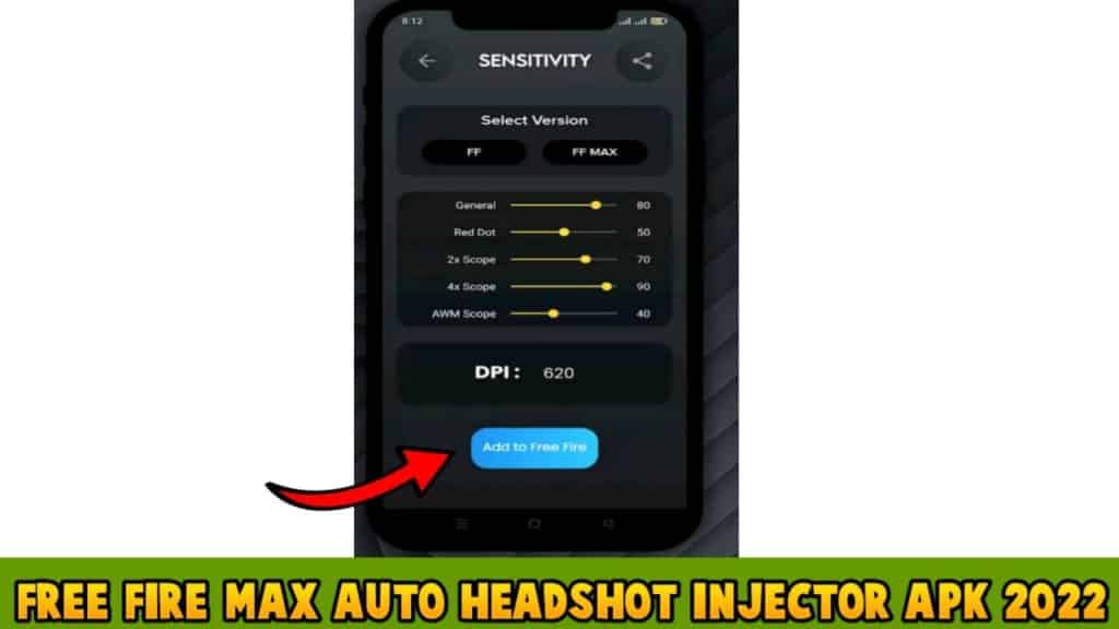 Free Fire Max Auto Headshot Injector APK 2022