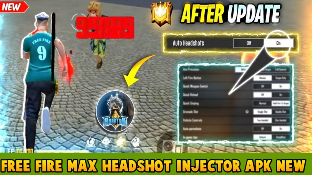 Free Fire Max Headshot Injector APK new version Download