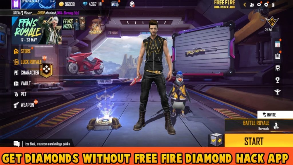 Get Free Diamonds Without Free Fire Diamond Hack App